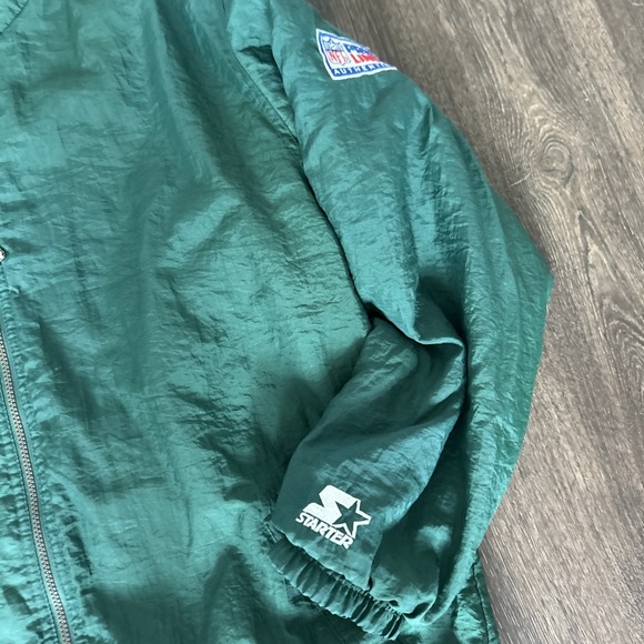 Vintage Green Bay Packers Starter Pro Line Full Zip Jacket Men M Football Ovrsiz - Picture 6 of 11